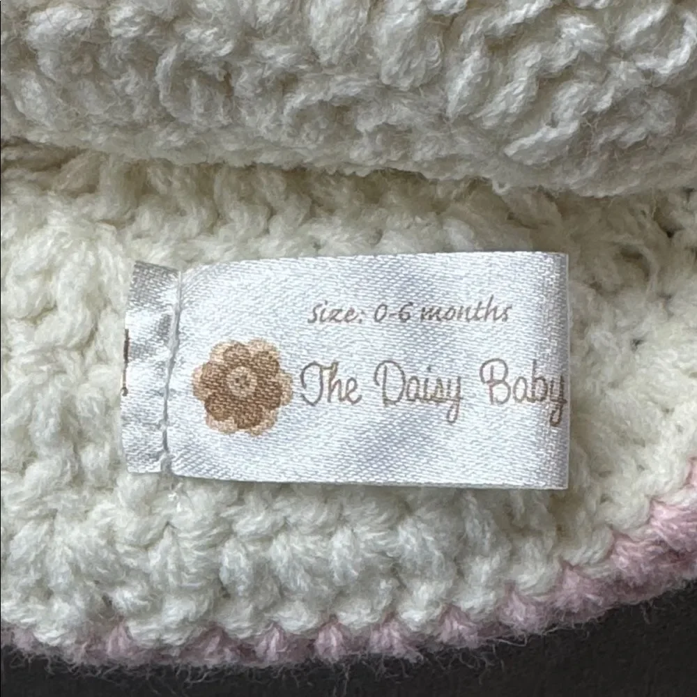 Daisy Baby Unisex Beanie Hat Lulu Sock Monkey 0-6 months NWT